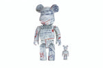 Load image into Gallery viewer, Bearbrick Jean-Michel Basquiat 2 100% &amp; 400% Set White
