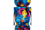 Load image into Gallery viewer, Bearbrick Mika Ninagawa Anemone 100% &amp; 400% Set Blue
