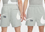 Load image into Gallery viewer, NSW SWOOSH FT SHORT DK GREY HEATHER/WHITE
