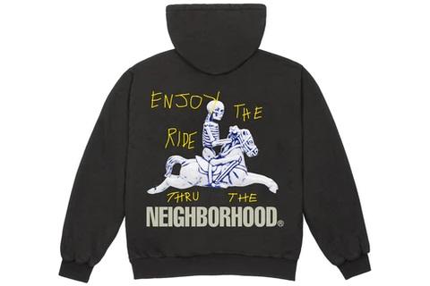 Travis Scott Cactus Jack x Neighborhood Carousel Hoodie Black