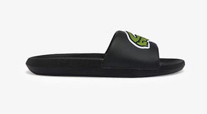 Lacoste Croco Slide Black Green