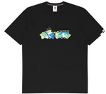 Load image into Gallery viewer, AAPE Moonface logo graphic tee Black

