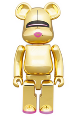 Load image into Gallery viewer, Bearbrick Hajime Sorayama Chogokin (2G Exclusive) 200% Gold
