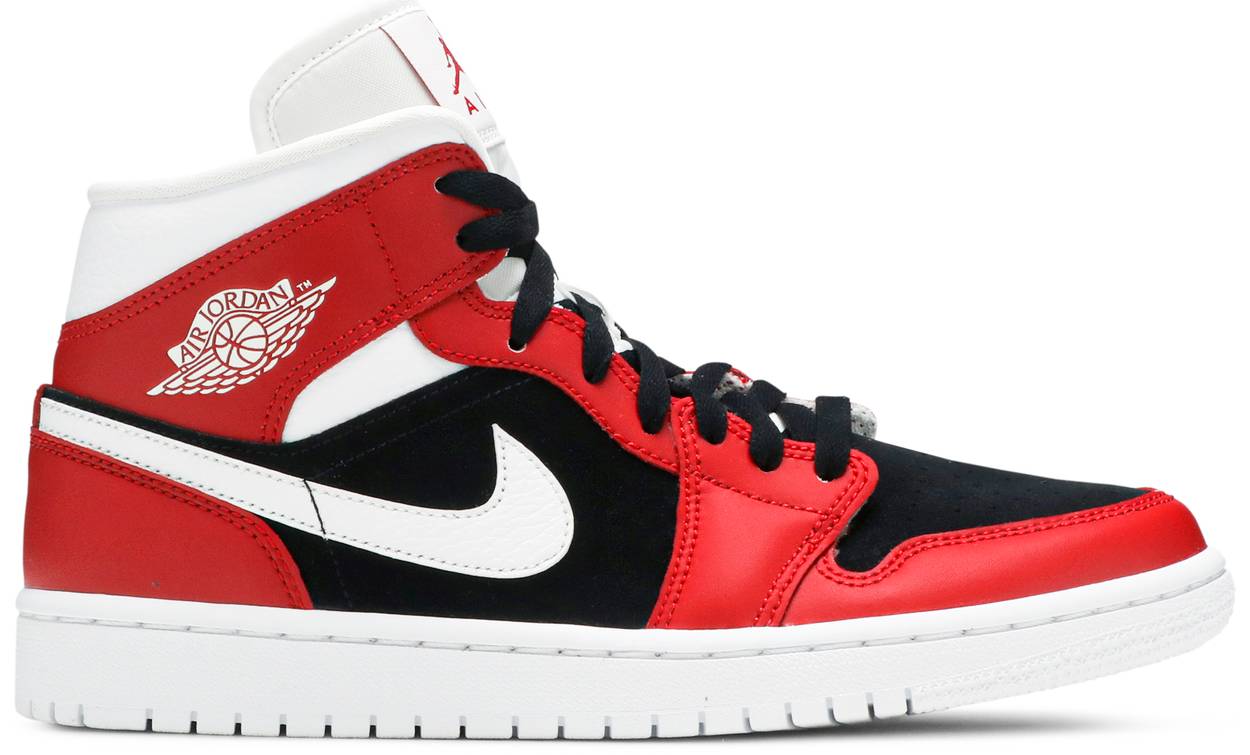 Air Jordan 1 Mid Gym Red Black (W)