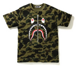 Load image into Gallery viewer, BAPE 1st Camo Shark Tee Green/Camo
