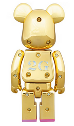 Load image into Gallery viewer, Bearbrick Hajime Sorayama Chogokin (2G Exclusive) 200% Gold
