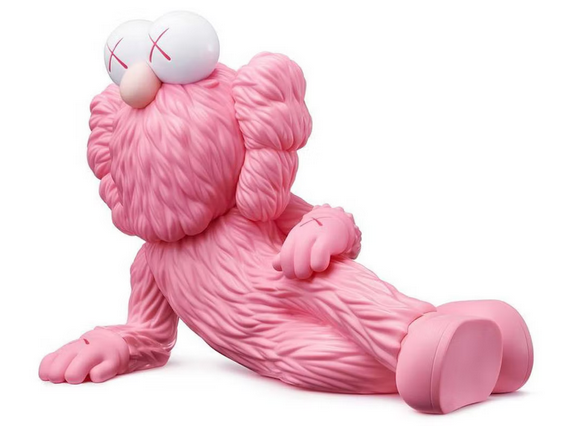 KAWS TIME OFF Vinyl Figure Pink