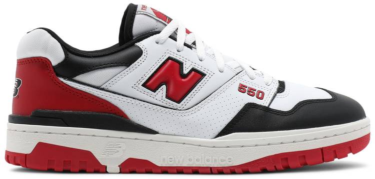 New Balance 550 White Red Black