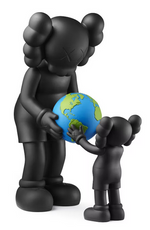 Load image into Gallery viewer, KAWS THE PROMISE Vinyl Figure Black
