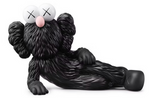 Load image into Gallery viewer, KAWS TIME OFF Vinyl Figure Black
