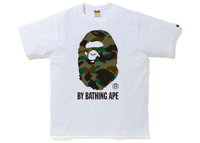 BAPE 1st Camo By Bathing Ape Tee White/Green