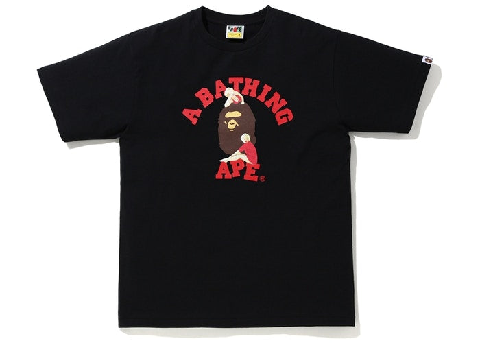 BAPE A BATHING APE x Marilyn Monroe College Tee Black