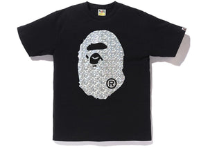 BAPE Aurora Big Ape Head Tee Black