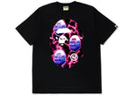 Load image into Gallery viewer, BAPE Big Ape Head Lightning Tee Black
