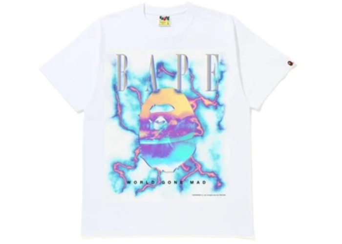 BAPE Lightning Tee White