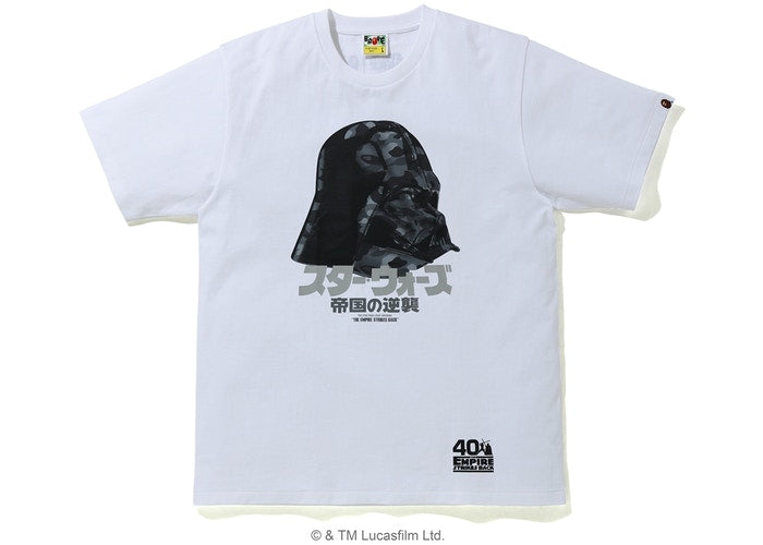 BAPE X Star Wars Darth Vader Tee White