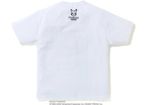 BAPE x Pokemon Ape head Tee #1 White