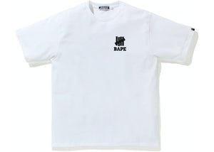 BAPE x Undefeated Ape Head Tee White