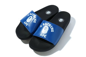 Bape College Slides Blue