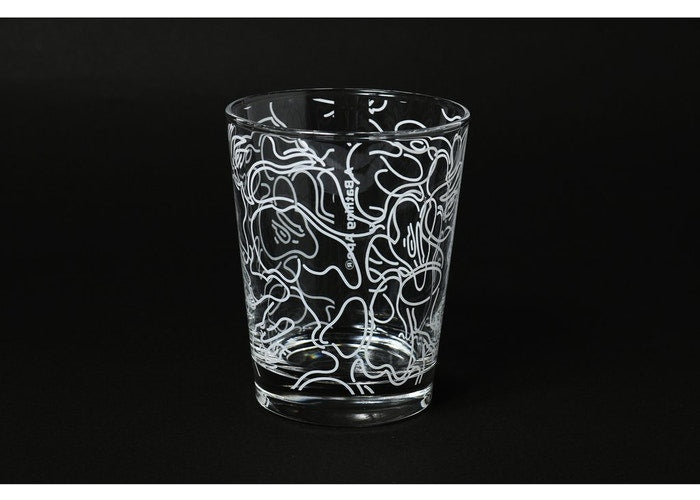 BAPE ABC Neon Glass Cups Clear