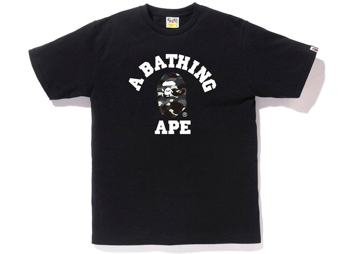 BAPE City Camo College Tee Black/Black