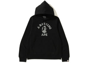 BAPE College Heavy Weight Pullover Hoodie Black