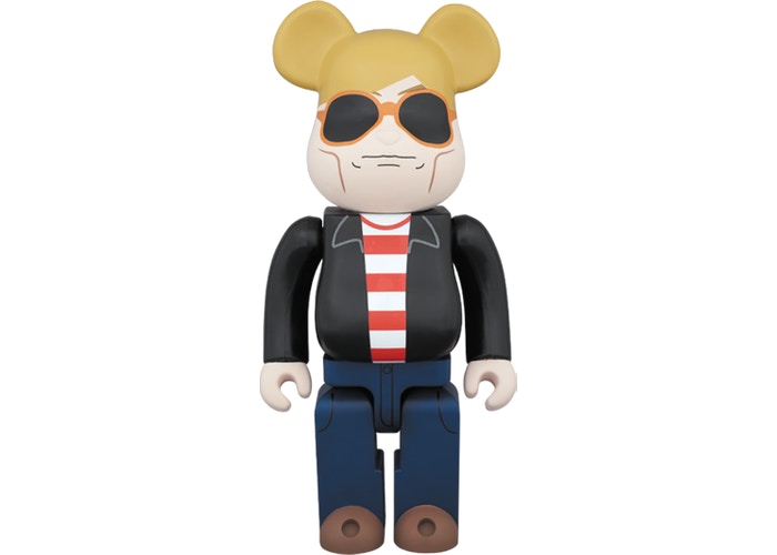 Bearbrick Andy Warhol 60's Style Ver. 400% Black