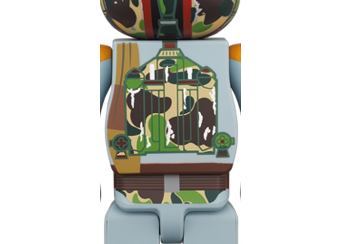 Bearbrick BAPE x STAR WARS BOBA FETT 100% & 400% Set