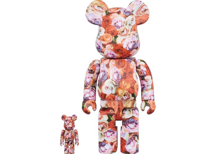 Bearbrick Mika Ninagawa Rose 100% & 400% Set