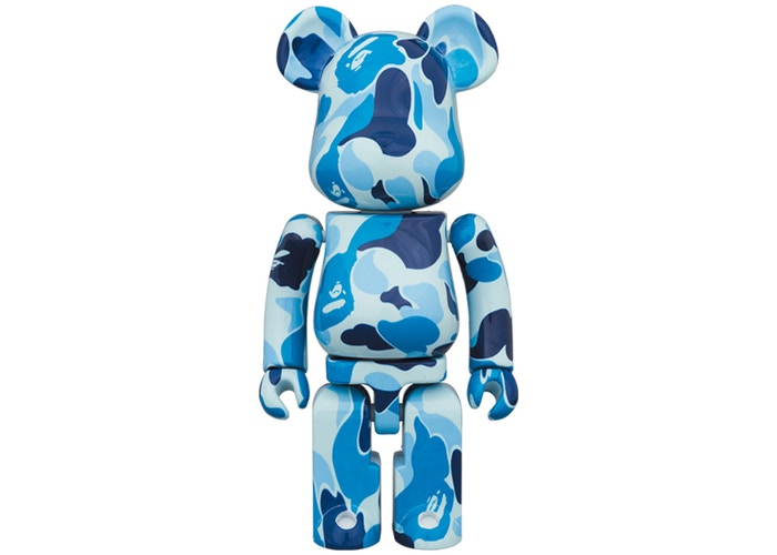 Bearbrick x BAPE Camo 200% Blue