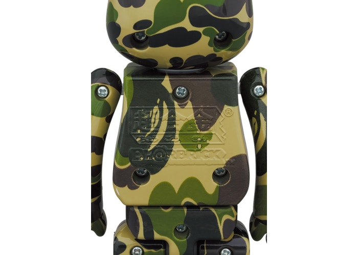 Bearbrick x BAPE Camo 200% Green