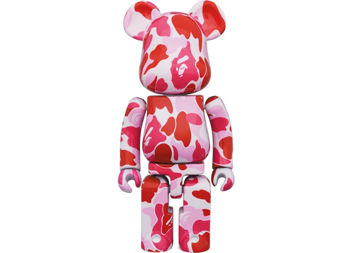 Bearbrick x BAPE Camo 200% Pink