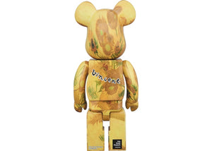 Bearbrick x Van Gogh Museum Sunflowers 100% & 400% Yellow