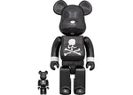 Load image into Gallery viewer, Bearbrick x mastermind Japan Black Chrome Ver. 100% &amp; 400% Set
