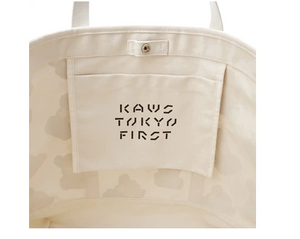 KAWS x Uniqlo Tokyo First Tote Bag Off White