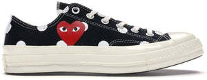 Converse Chuck Taylor All-Star 70s Ox Comme des Garcons PLAY Polka Dot Black