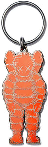 KAWS Brooklyn Museum WHAT PARTY Keyring Orange