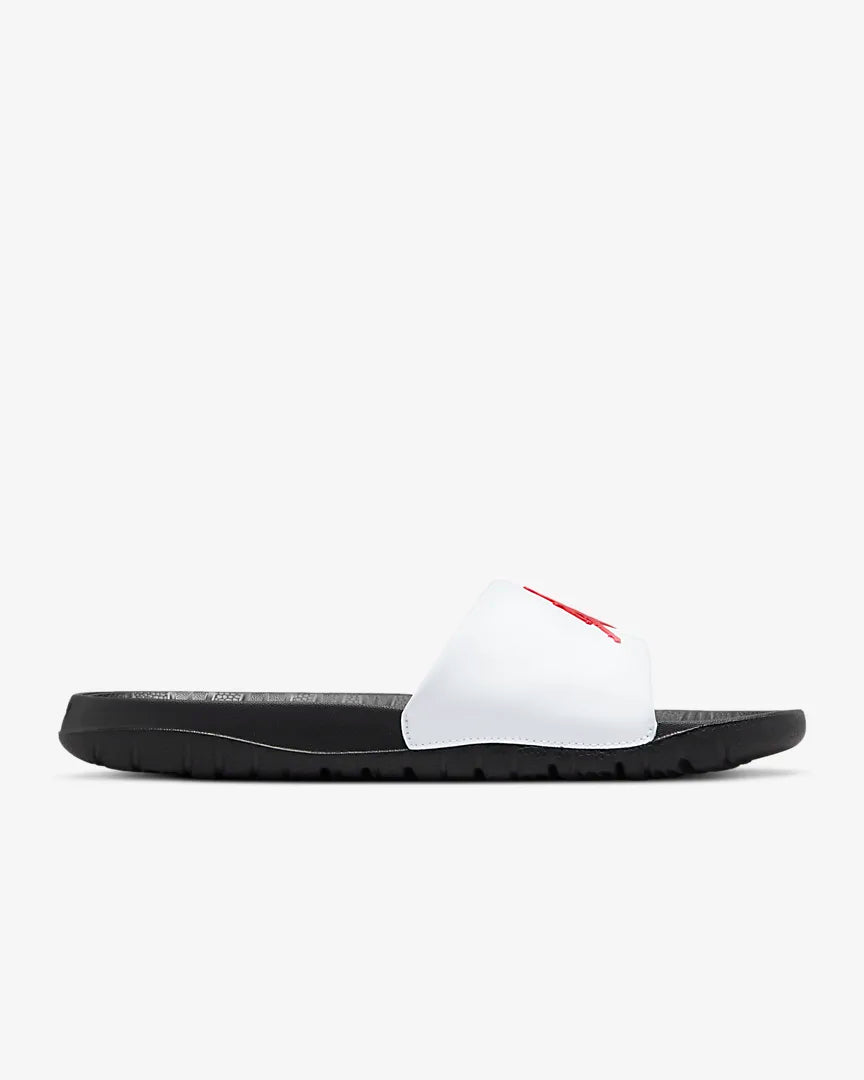 Jordan Break Slide White Black Red