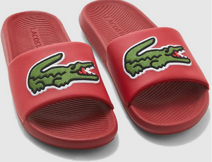 Lacoste Croco Slide Red