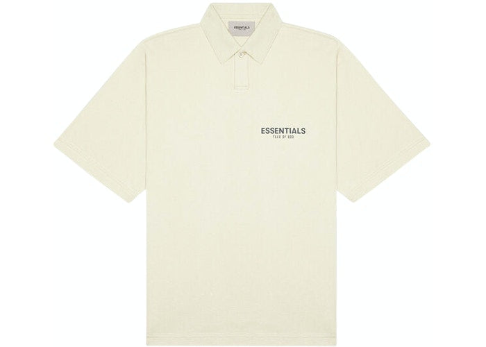 FEAR OF GOD ESSENTIALS Short Sleeve Boxy Polo Buttercream