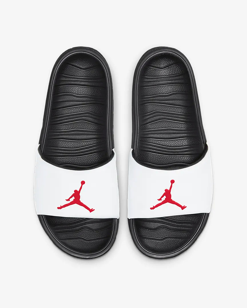 Jordan Break Slide White Black Red