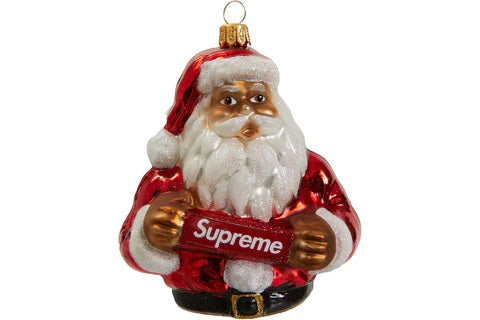 Supreme Santa Ornament Red