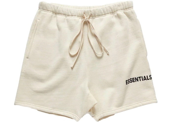 FEAR OF GOD Essentials Graphic Sweat Shorts Cream