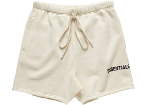 FEAR OF GOD Essentials Graphic Sweat Shorts Cream