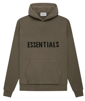 Fear of God Essentials Knit Pullover Hoodie Harvest