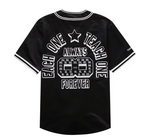 Supreme Mitchell & Ness Satin Baseball Jersey Black