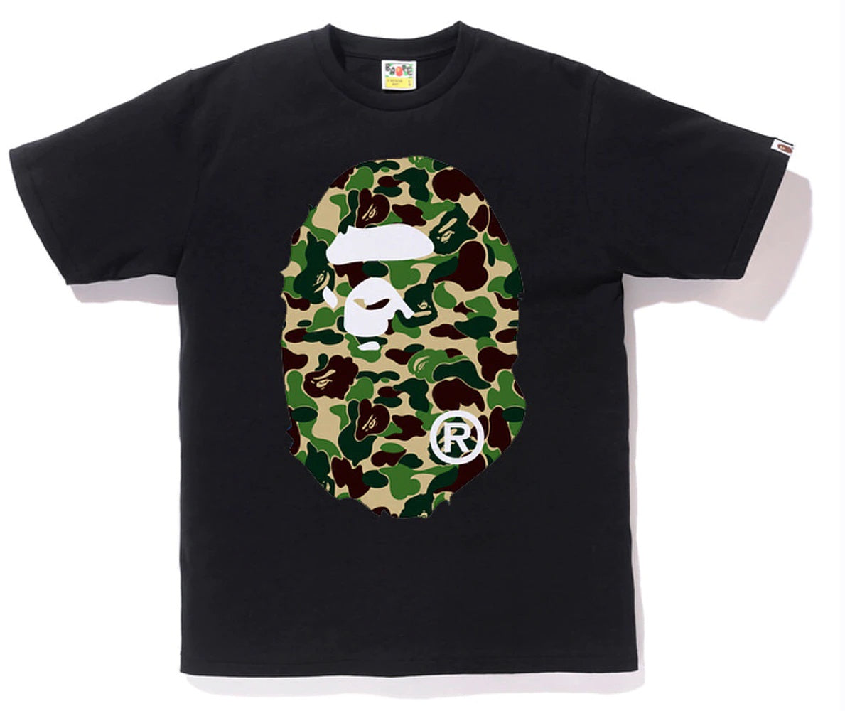 BAPE ABC Big Ape Head Tee Black/Green