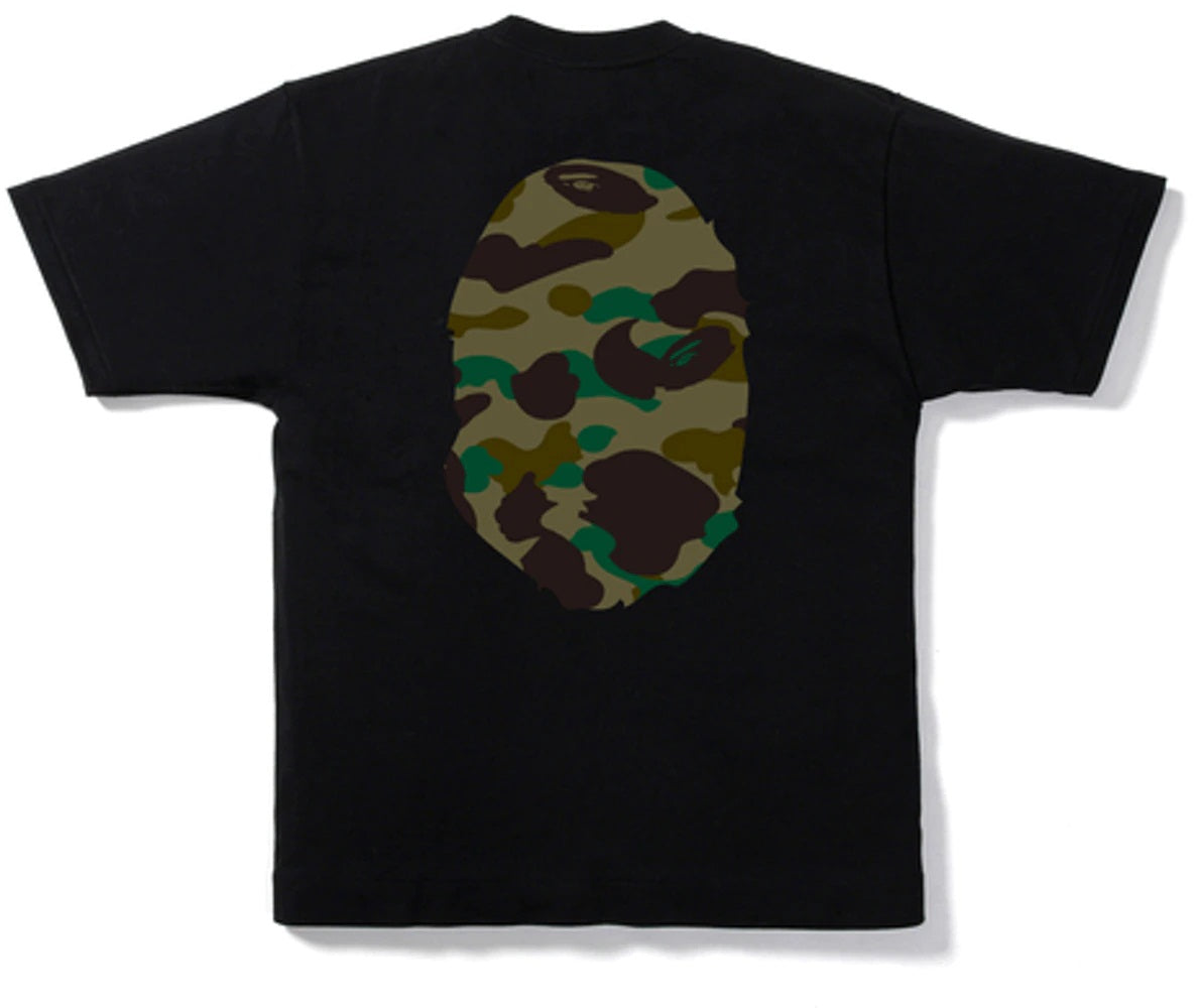 BAPE 1st Camo Big Ape Head Tee Black/Green