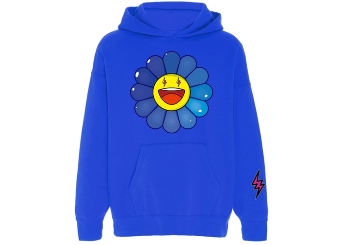 J Balvin x Takashi Murakami Flower Hoodie Blue