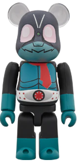 Medicom 400% Bearbrick ~ Kamen Rider No.1 Be@rbrick Old Version